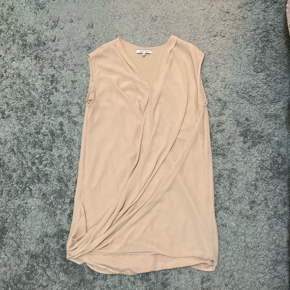 Pastel Pink Chiffon Drape Dress